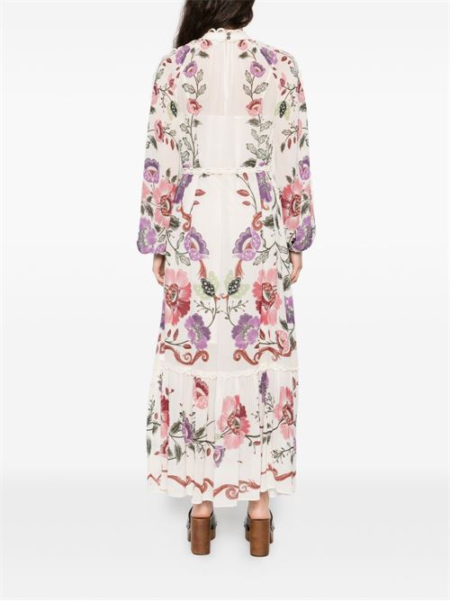 Rococo dress FARM RIO | 345530ROCOCOFLOWERSCREAM26091